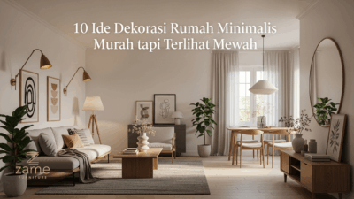 10 Ide Dekorasi Rumah Minimalis Murah tapi Terlihat Mewah