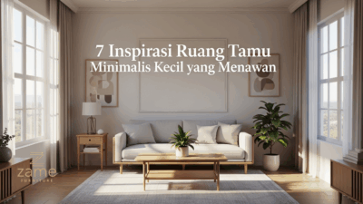 7 Inspirasi Ruang Tamu Minimalis Kecil yang Menawan