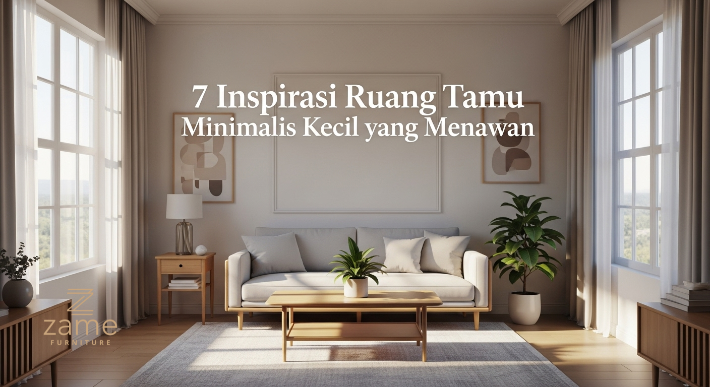7 Inspirasi Ruang Tamu Minimalis Kecil yang Menawan