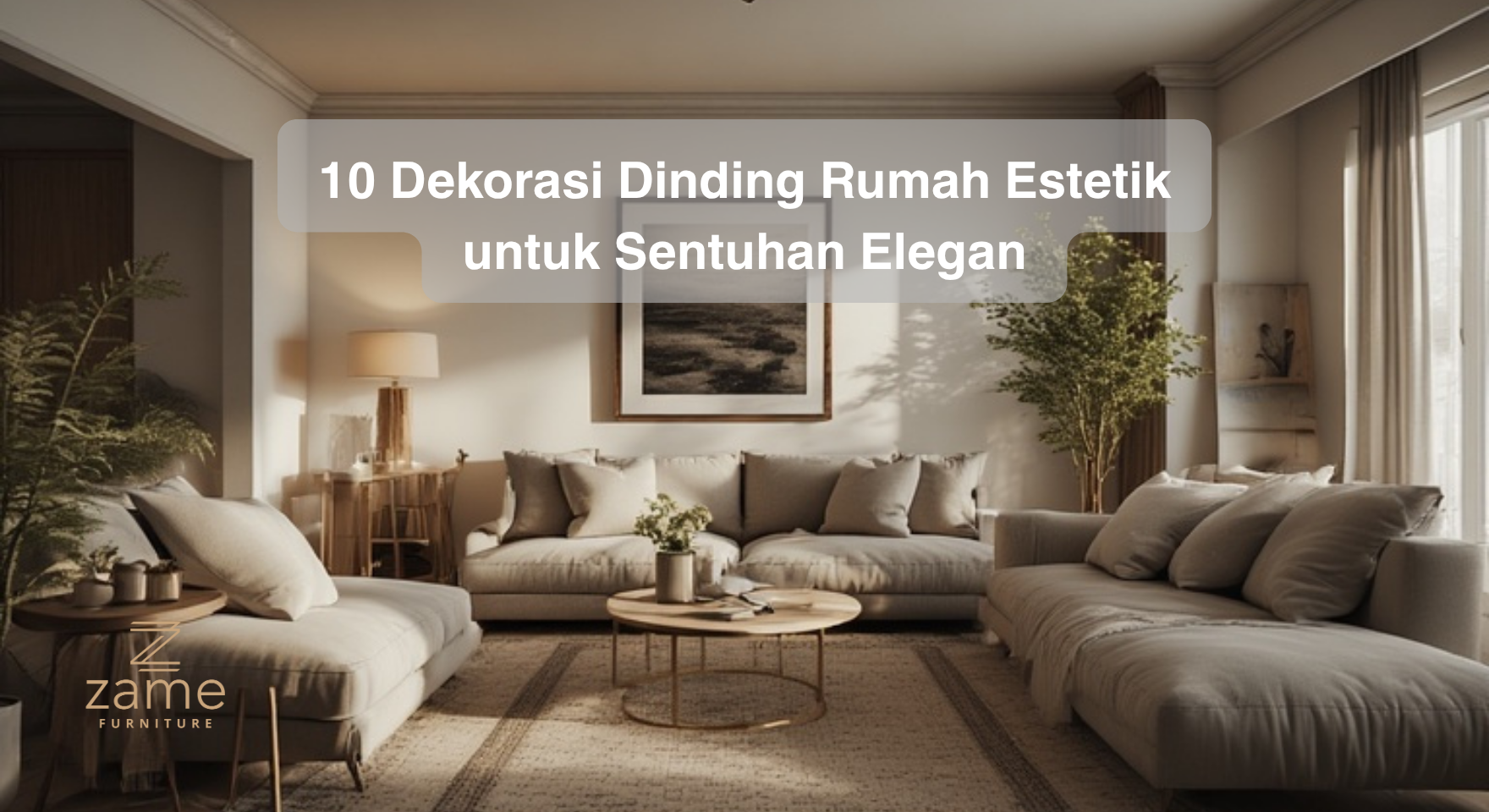 10 Dekorasi Dinding Rumah Estetik untuk Sentuhan Elegan