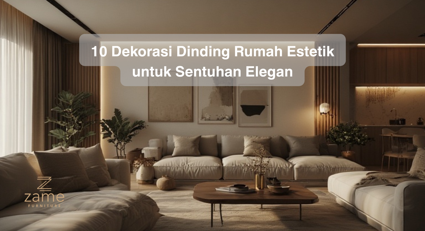 10 Dekorasi Dinding Rumah Estetik untuk Sentuhan Elegan