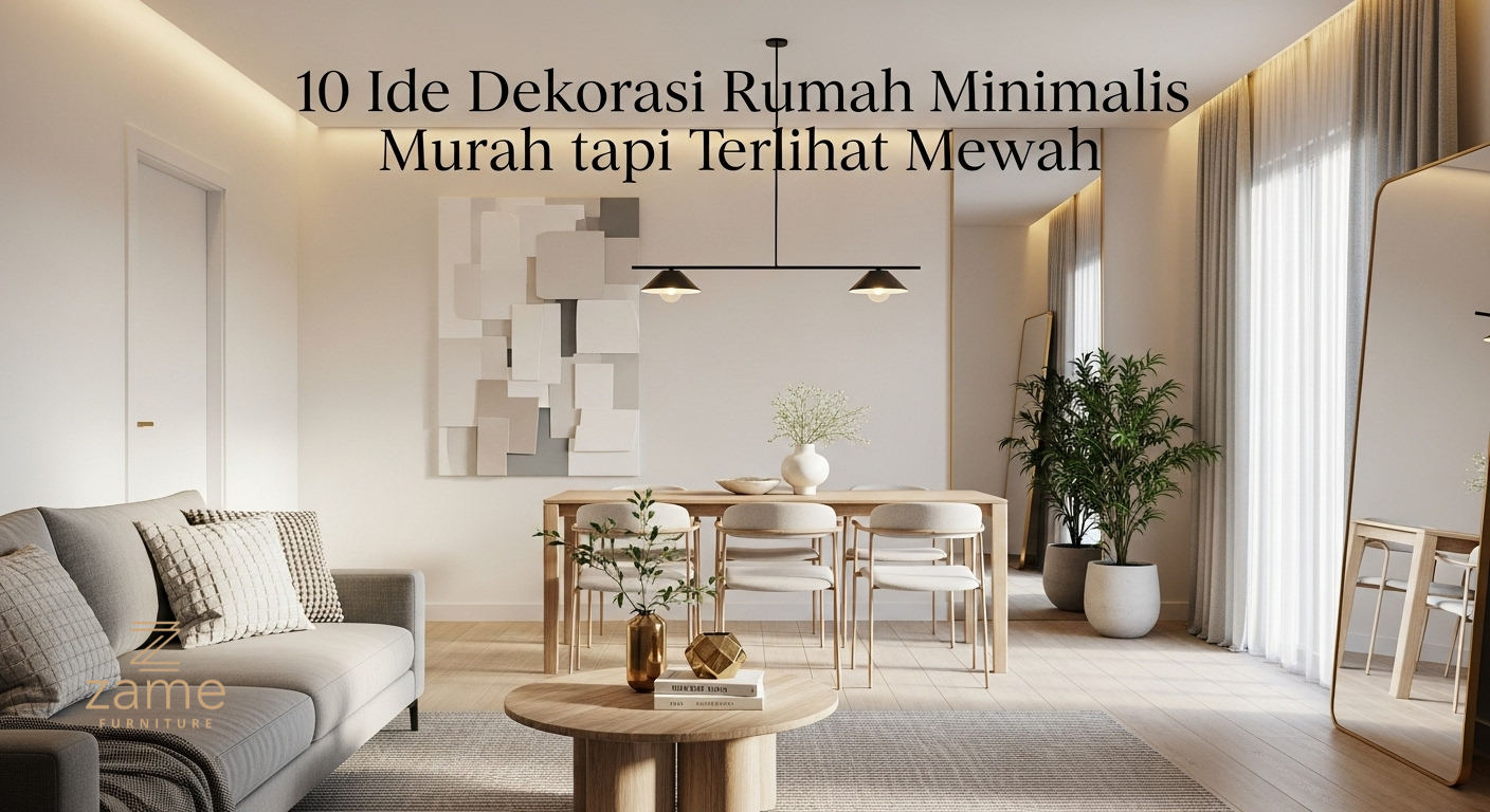 10 Ide Dekorasi Rumah Minimalis Murah tapi Terlihat Mewah