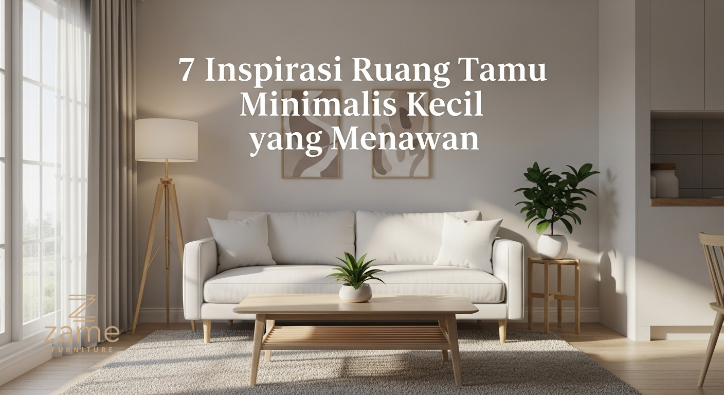 7 Inspirasi Ruang Tamu Minimalis Kecil yang Menawan