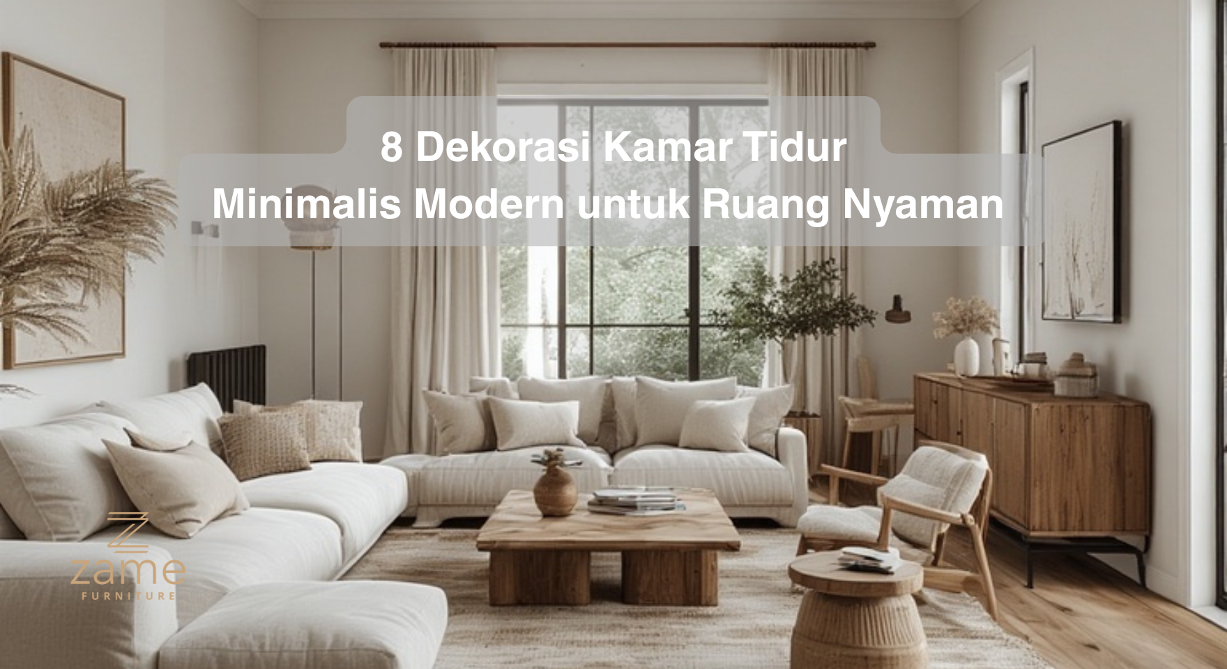 8 Dekorasi Kamar Tidur Minimalis Modern untuk Ruang Nyaman