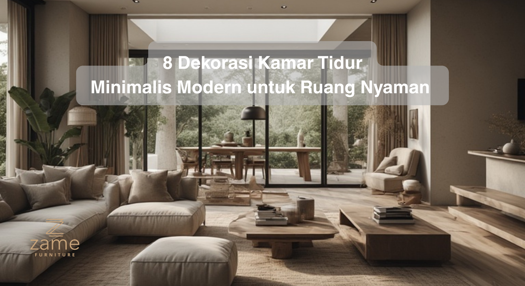 8 Dekorasi Kamar Tidur Minimalis Modern untuk Ruang Nyaman