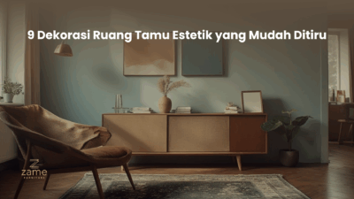 9 Dekorasi Ruang Tamu Estetik yang Mudah Ditiru