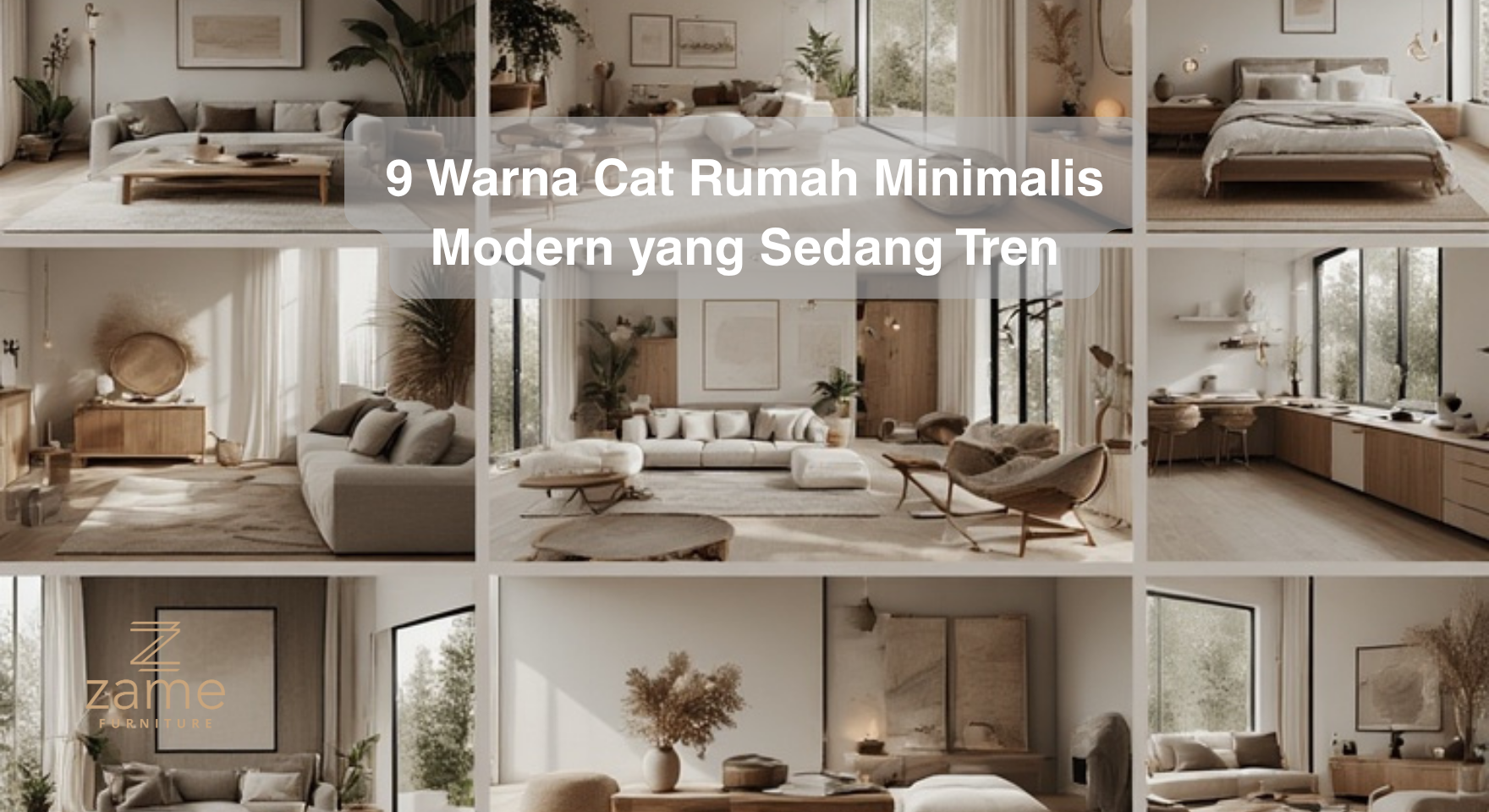 9 Warna Cat Rumah Minimalis Modern yang Sedang Tren