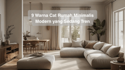 9 Warna Cat Rumah Minimalis Modern yang Sedang Tren