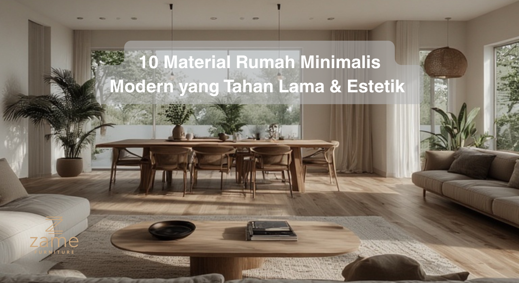 10 Material Rumah Minimalis Modern yang Tahan Lama & Estetik