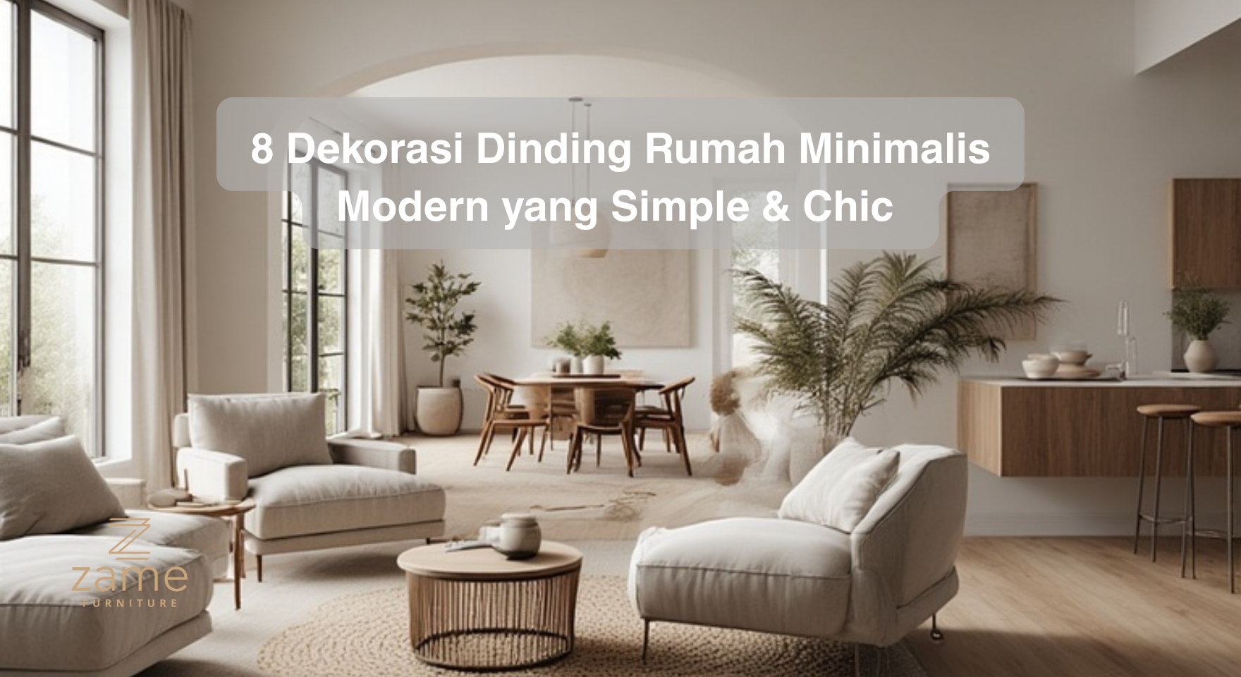 8 Dekorasi Dinding Rumah Minimalis Modern yang Simple & Chic
