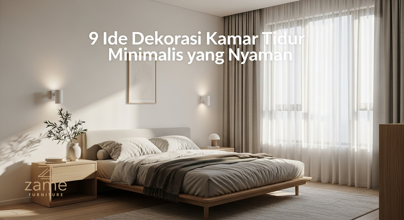 9 Ide Dekorasi Kamar Tidur Minimalis yang Nyaman