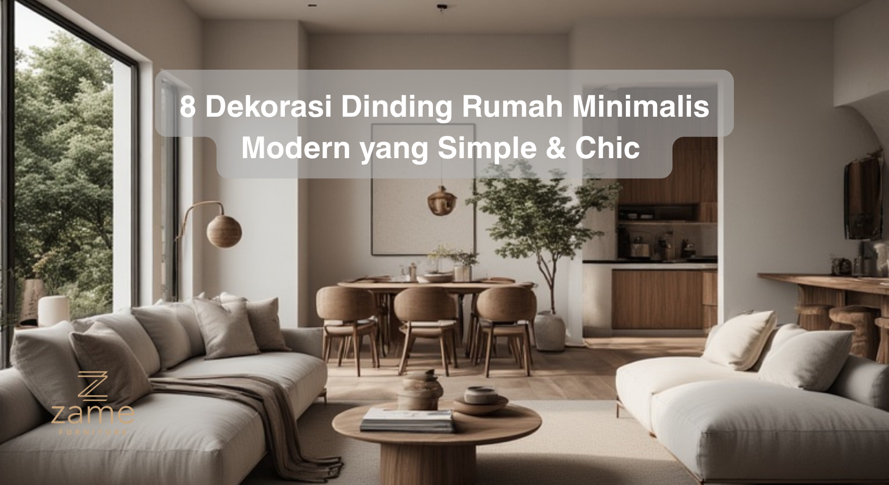 8 Dekorasi Dinding Rumah Minimalis Modern yang Simple & Chic