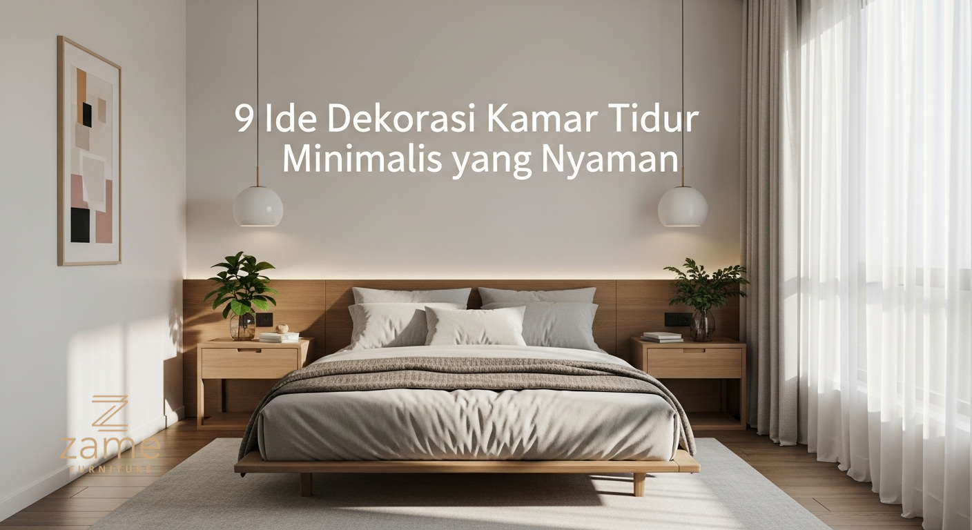 9 Ide Dekorasi Kamar Tidur Minimalis yang Nyaman