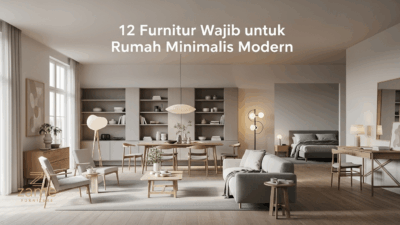12 Furnitur Wajib untuk Rumah Minimalis Modern