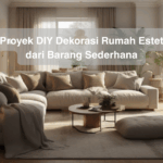 7 Proyek DIY Dekorasi Rumah Estetik dari Barang Sederhana