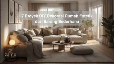 7 Proyek DIY Dekorasi Rumah Estetik dari Barang Sederhana