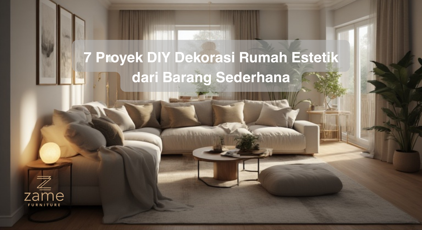 7 Proyek DIY Dekorasi Rumah Estetik dari Barang Sederhana