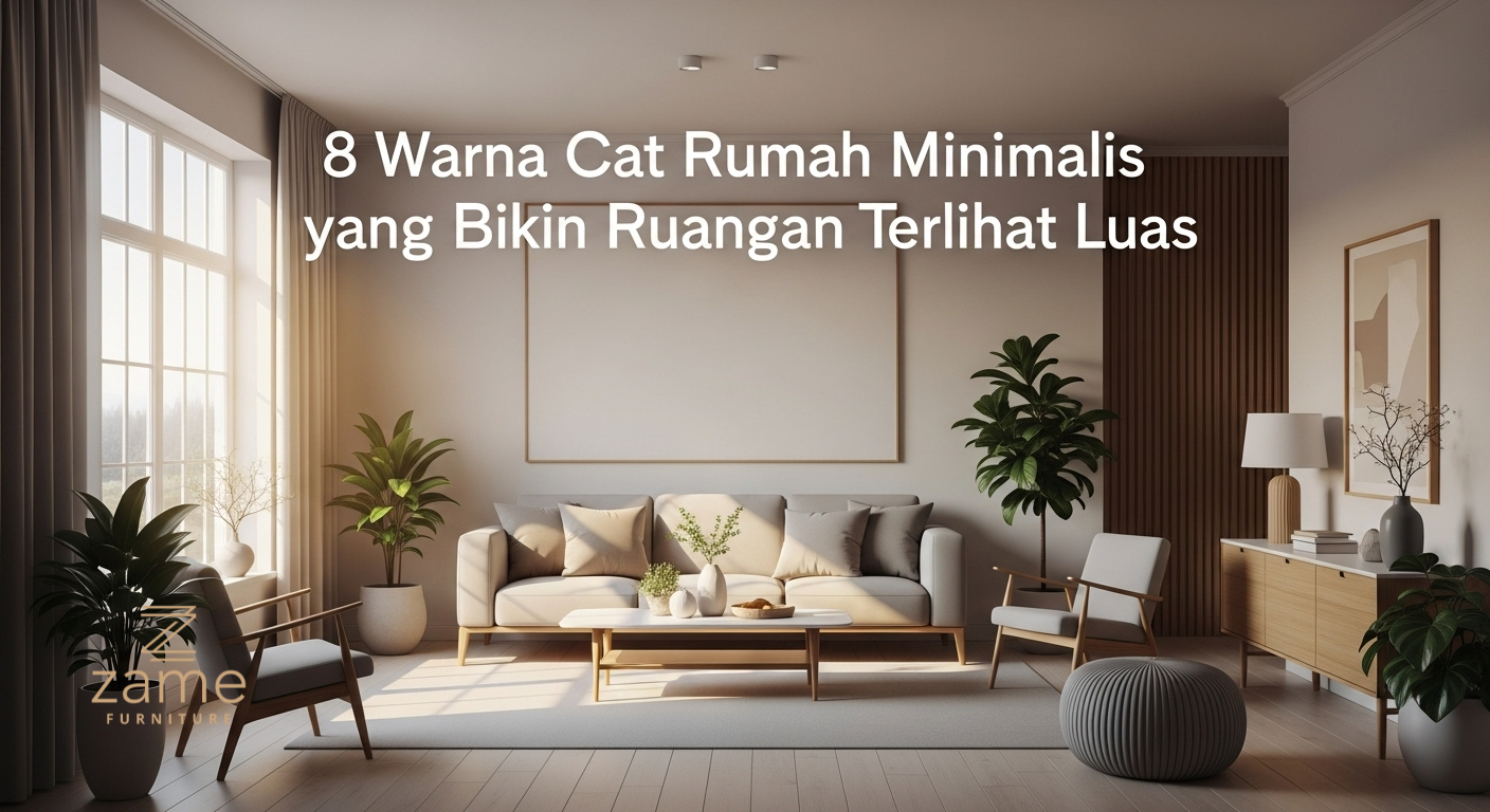 8 Warna Cat Rumah Minimalis yang Bikin Ruangan Terlihat Luas