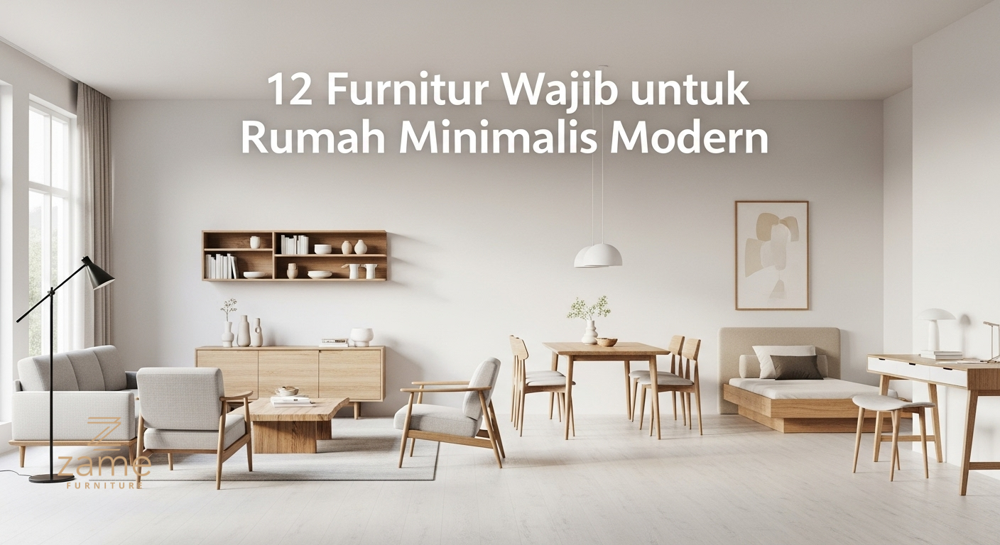 12 Furnitur Wajib untuk Rumah Minimalis Modern