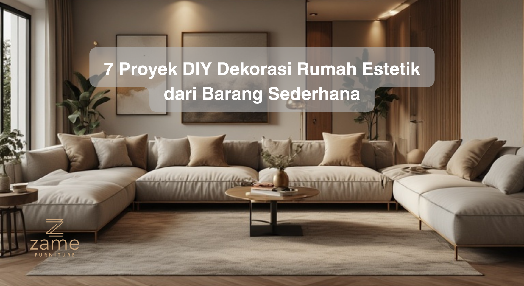 7 Proyek DIY Dekorasi Rumah Estetik dari Barang Sederhana