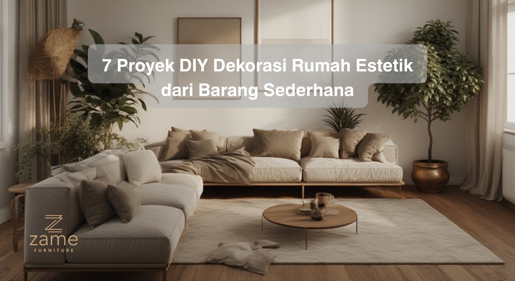 7 Proyek DIY Dekorasi Rumah Estetik dari Barang Sederhana