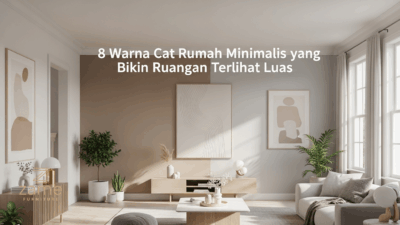 8 Warna Cat Rumah Minimalis yang Bikin Ruangan Terlihat Luas